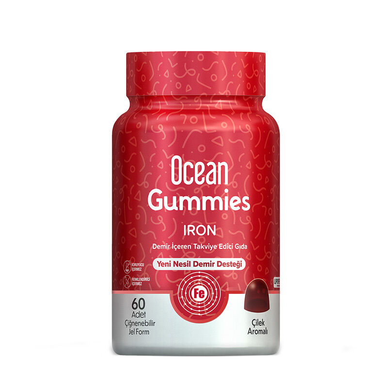 Ocean Gummies İron 60 Soft Jel