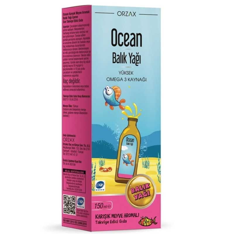 Ocean Omega-3 Karışık Meyveli Şurup