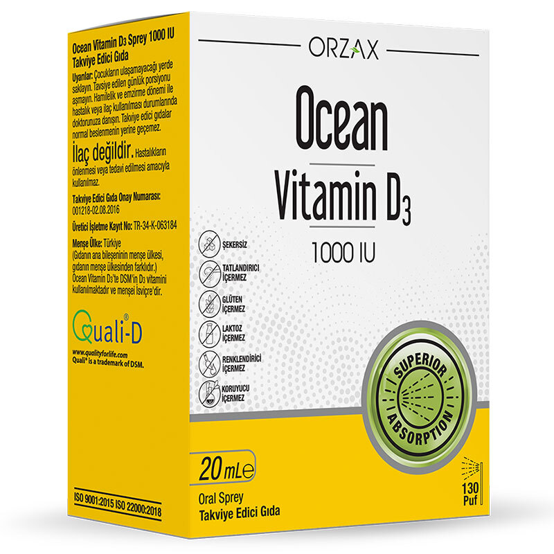 Ocean Vitamin D3 1000 IU Sprey